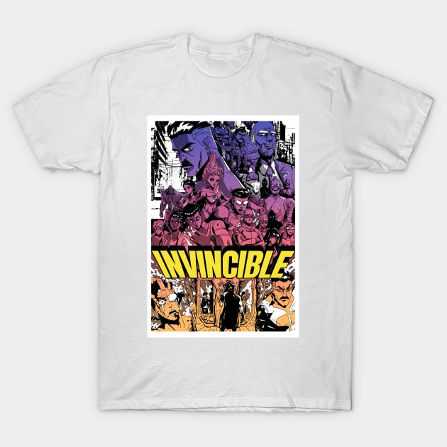 Invincible Gradient Variant T-Shirt by hansoloski